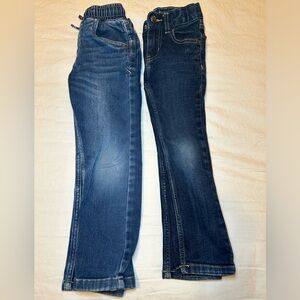 2 Pairs Boys 4T Jeans. Wonder Nation and Cat and Jack
